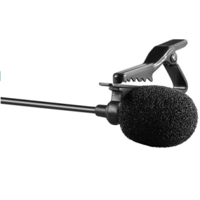 Boya By-M1 collar mic Lavalier Condenser Microphone with 20ft Audio Cable (Black) 