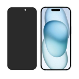 Privacy Tempered Glass Screen Guard Protector compatible with iPhone 15 Edge to Edge Coverage full body covered 