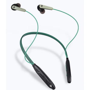 zebronics wireless neckband earphone hd sound and 20h backup ESCPE10 Bluetooth heandset [green, in the ear]