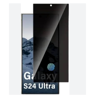 privacy Tempered Glass HD clarity  Fingerprint Unlock Anti-Spy Edge to Edge Screen Protector Guard for Samsung Galaxy S24 Ultra 5G