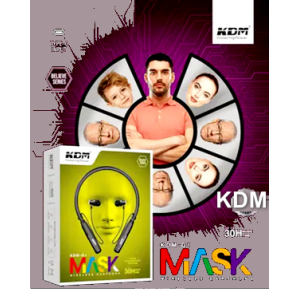 Wireless BLUETOOTH neckband earphone KDM HD sound audio quality up to 30H MUSIC TIME AND 3 TYPE VOICE CHANGES  FEATURE KDM-G1