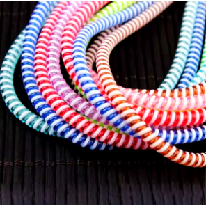 Cable Protector Cord Protector for Pets Headphone Saver Spiral Cable Wrap Strain Relief, Cord Sleeve for Phone Cable USB Date Cable, 60 inches