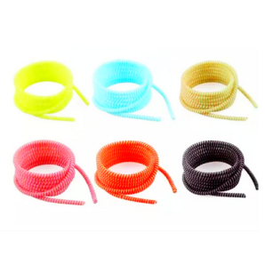 Cable Protector Cord Protector for Pets Headphone Saver Spiral Cable Wrap Strain Relief, Cord Sleeve for Phone Cable USB Date Cable, 60 inches