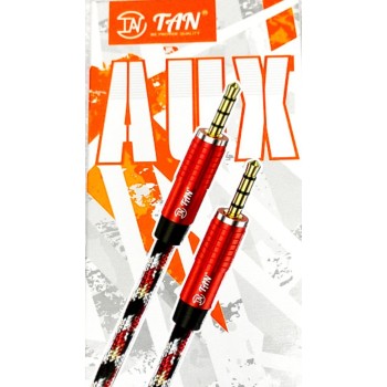 TAN aux to aux cable compatible with electric piano, mobile, tv, home theatre 3.5mm jack cable high-quality, stable, safety protection for audio  devices