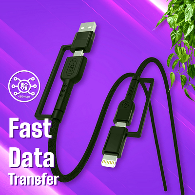 varni ninja fast charging data cable for ninja 2+2 with 180W FAST super vooc 3.0