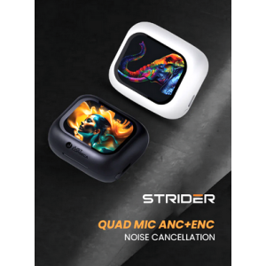 JUST CORSECA STRIDER bluetooth wireless earbuds with smart touch up to 45 hours playtime with 2.01 screen TWS JST404