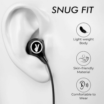 VARNI type-c Earphone with magnetic touch, HD mic, silicon wire, type-c jack for Oneplus, Samsung, Oppo, Vivo, Redmi MG-100