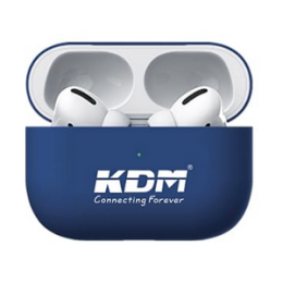 KDM wireless Bluetooth EarPods HD sound audio quality HOP PODS and with silicone cover case charging type lightning cable KDM-A1