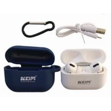 KDM wireless Bluetooth EarPods HD sound audio quality HOP PODS and with silicone cover case charging type lightning cable KDM-A1