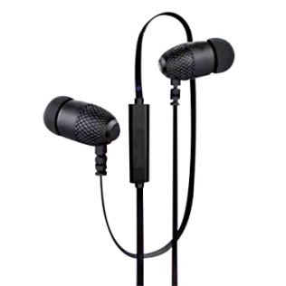 STRONG BASS earphone wired super extra bass high-quality one button microphone compatible with smartphone, laptop BASS HEADS 310  