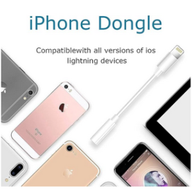 lighting cable earphone connector high-quality 8 pin to headphone jack adapter compatible with iphone 