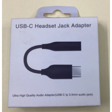 USB-C headphone jack adapter high quality audio adapter to 3.5mm audio jack earphone convertor 