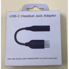 USB-C headphone jack adapter high quality audio adapter to 3.5mm audio jack earphone convertor 