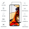 Tempered glass screen protector high- quality HD clarity full curved compatible with INFINIX HOT 10/ HOT 12/ HOT 12 PLAY  transparent  