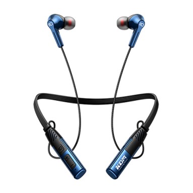 neckband wireless Bluetooth earphone pair 2 neckband AT A TIME ON ONE MOBILE  TWINBAND up to 36H music time KDM-A2 