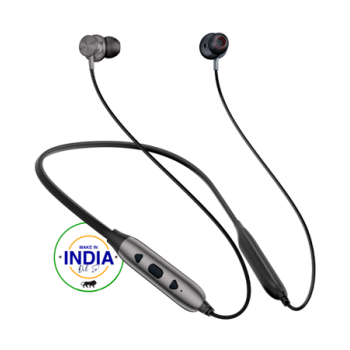 fingers wireless Bluetooth neckband earphone intelligent voice assistant , massive 50 HOUR playback time Built-in Mic with Surround Noise Cancellation SNC™  fingers-Gig2