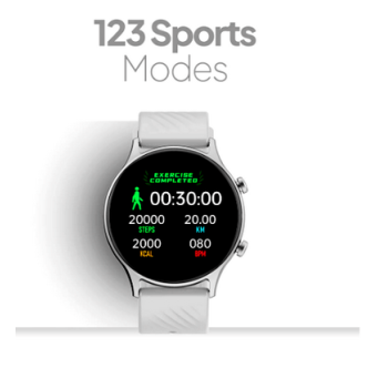 Fire-Bolt Legend Smartwatch, 3.53 cm (1.39 inch) HD Display, Bluetooth Calling, Upto 7 Days Battery, 123 Sports Modes, In-Built Games, IP67 Water Resistant, AI Voice Assistant 