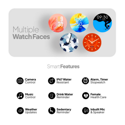 Fire-Bolt Legend Smartwatch, 3.53 cm (1.39 inch) HD Display, Bluetooth Calling, Upto 7 Days Battery, 123 Sports Modes, In-Built Games, IP67 Water Resistant, AI Voice Assistant 