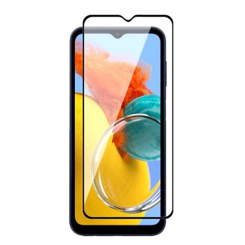 tempered glass high- quality HD clarity screen protector 6D glass full curved campatible with Samsung F14/ M14 transparent  