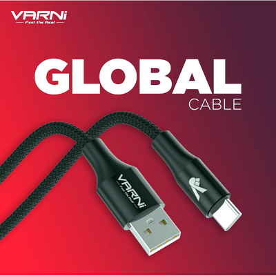 VARNI data charging cable GLOBAL cable fast cable 100W power USB cable USB to type-C high- quality flexible cable 2 meters cable