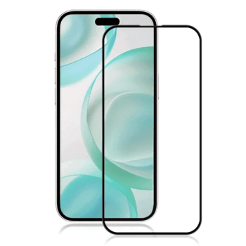 tempered glass screen protector full hd clarity full covered and black border compatible iphone 16 