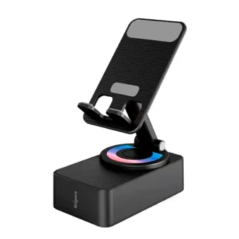 FINGERS Mini MOT Portable Speaker Cum Mobile Stand MOT My-Own-TV 6-Hours Big Playback Time with Rotating 360-degree Dazzling RGB Lights