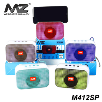 wireless bluetooth speaker mini MZ ELITE SOUND and 4 hours working time up to 10 minters MZ-M412SP 
