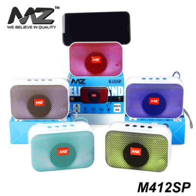 wireless bluetooth speaker mini MZ ELITE SOUND and 4 hours working time up to 10 minters MZ-M412SP 
