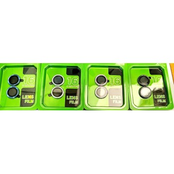 camera ring lens film protector high- quality HD clarity compatible with new iphone 16/ 16 PLUS