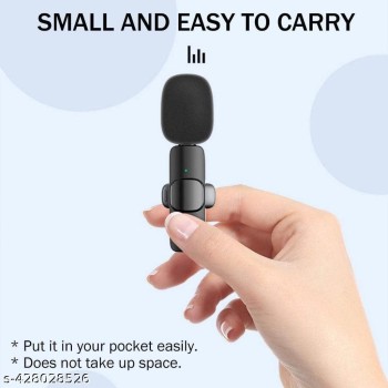 Dual K9 Wireless Microphone, Digital Mini Portable Recording Clip Mic Camera Microphone collar mic