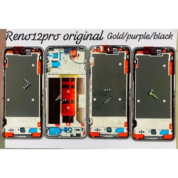 oppo reno 12 pro  (5G) original Middle frame high- quality Middle Chassis colour gold/purple/black