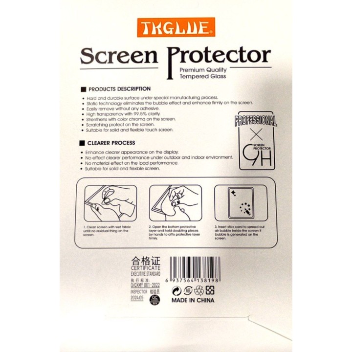 Tempered Glass Screen Protector for Redmi Pad SE 11 inch  [Bubble Free] [1-Pack] 0.3mm 2.5d art tab glass for redmi pad se 11