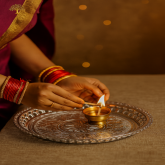 Traditional Designer Pooja Thali