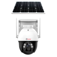 Trueview 4MP 4G Solar Mini Pan-Tilt Camera CCTV Security Camera with Built-in high-sensitivity MIC and speaker, support two-way audio