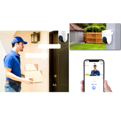 EZVIZ H8C 4G 2K Pan Tilt Camera security camera with wireless camera, Color Night Vision, Two Way Talk,  AI Powered Human Detection, Weatherproof Design All SIM Support Wi-Fi Security Camera 