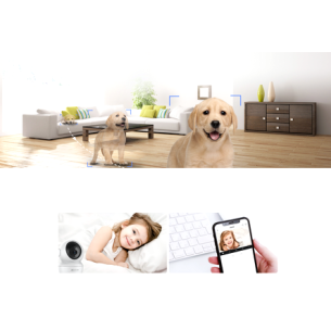 Home security smart camera EZVIZ C6N, 1080p Smart Wi-Fi Pan Tilt Camera