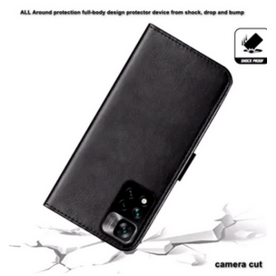 flip case cover mobile protector leather with magnetic case high-quality compatible with Redmi 11i 