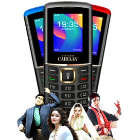 saregama carvaan keypad mobile phone vergreen Hindi M15 Songs, Dual Sim, 1.8" Display, 800 mAh Battery, 512 MB 140+ MB Memory, FM CM-185