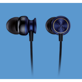 FINGERS FC-Royale Bluetooth Wireless Neckband in Ear Earphones with Built in Mic (Royal Blue) spectacular playback 20hours 