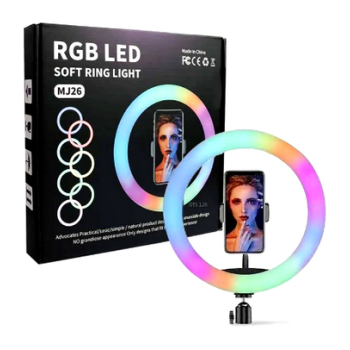 RGB LED SOFT RING LIGHT camera photo ring light high quality led flash